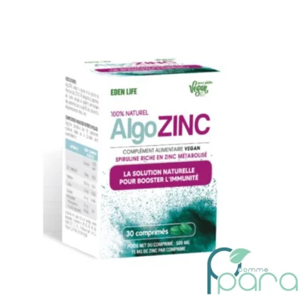 pcommepara-EDEN-LIFE-AlgoZinc-30-Comprimes