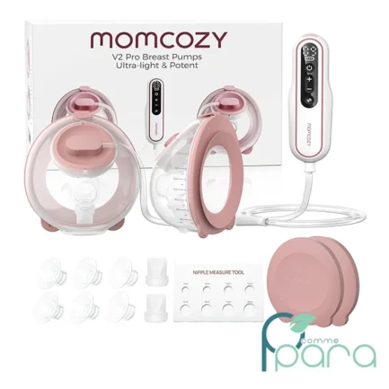 pcommeparaMomcozy-V2-Pro-Tire-Lait-Electrique-Mains-Libres-Ultra-Leger-de-Qualite-Hospitaliere