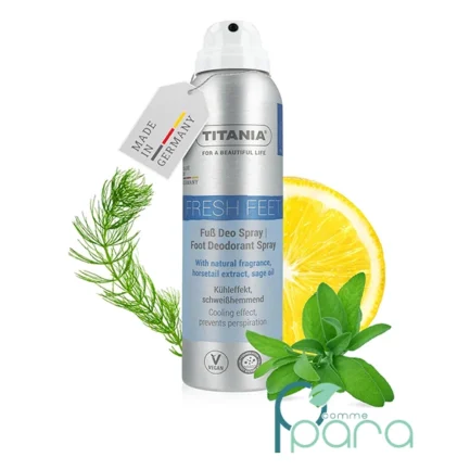 pcommepara-Titania-Deodorant-pour-Pieds-Spray-150ml-–-Anti-Transpiration-Fraicheur-Longue-Duree