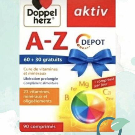 DOPPEL Herz Aktiv A-Z Action Durable,90Comprimés