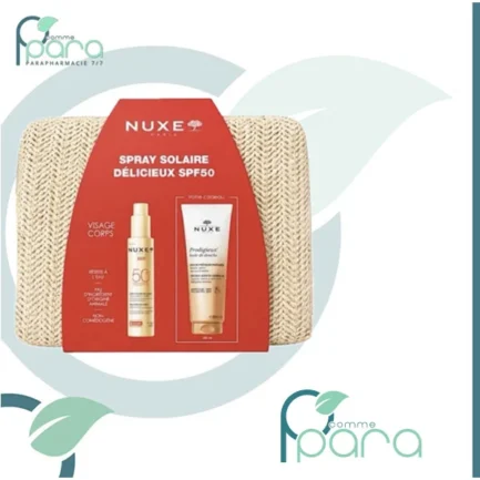 pcommepara-NUXE-Trousse-Spray-Solaire Huile-Douche-Offert
