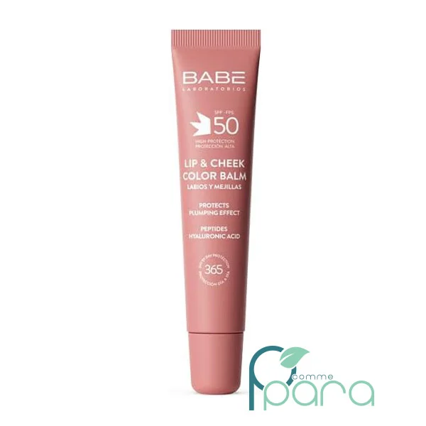 pcommepara BABE Baume à Lèvres SPF50 Rose ,20ml pcommepara-BABE-Baume-a-Levres-SPF50-Rose-20ml