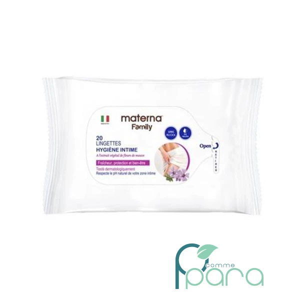 pcommepara MATERNA Baby Lingettes Intimes ,20 Pièces pcommepara-MATERNA-Baby-Lingettes-Intimes-20-Pieces