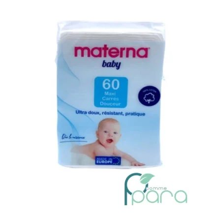 pcommepara-MATERNA-Baby-Maxi-Carres-De-Soins-60-Pieces