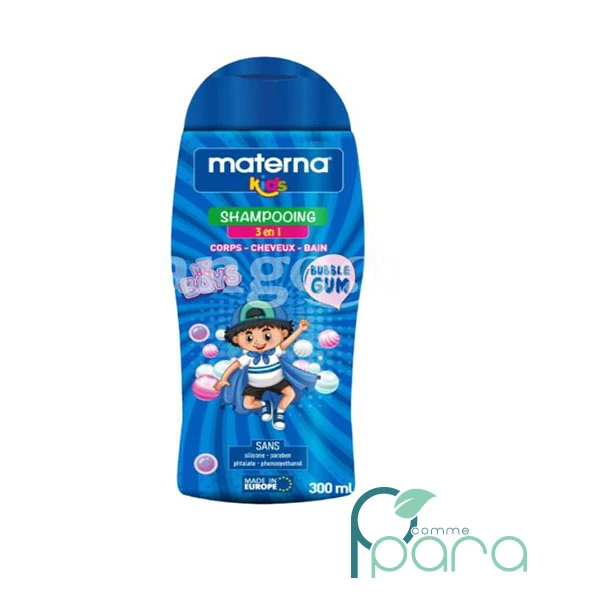 pcommepara MATERNA Baby Shampooing Kids 3en1 Bubble Gum,300ml pcommepara-MATERNA-Baby-Shampooing-Kids-3en1-Bubble-Gum300ml.
