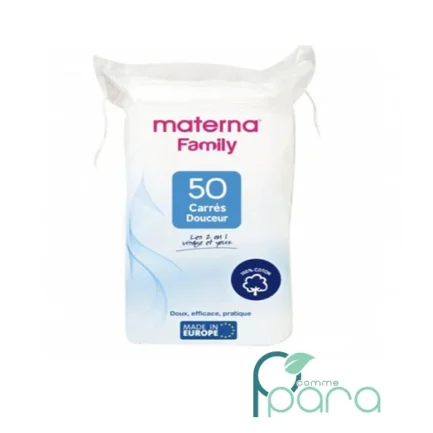 pcommepara-MATERNA-Family-Carres-De-Soins-50-Pieces.