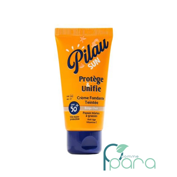 pcommepara PILAU Sun Crème Fondante spf 50 Teinté Beige Clair,50ml pcommepara-PILAU-Sun-Creme-Fondante-spf-50-Teinte-Beige-Clair50ml.