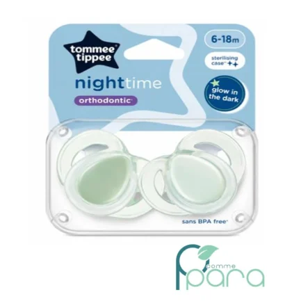 pcommepara-TOMMEE-TIPPEE-2-Sucettes-Night-Time-6-18-Mois