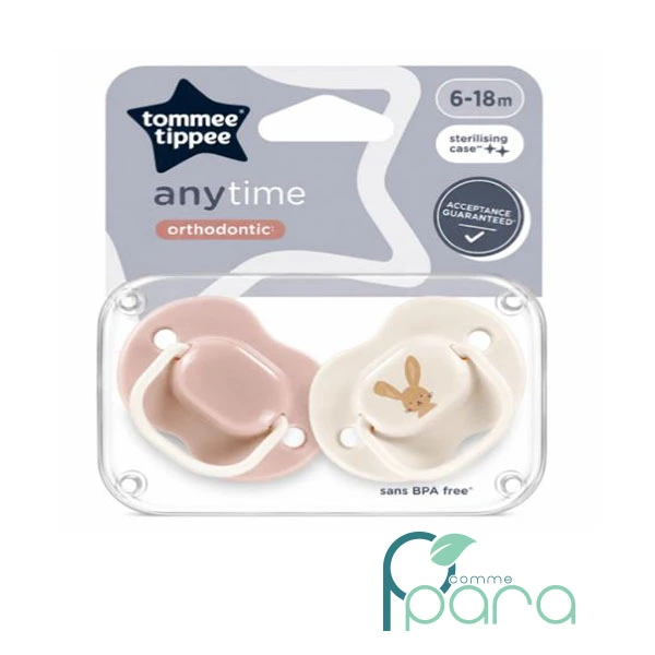 pcommepara TOMMEE TIPPEE Sucette Any Time 6-18Mois orthodontic pcommepara-TOMMEE-TIPPEE-Sucette-Any-Time-6-18Mois-orthodontic