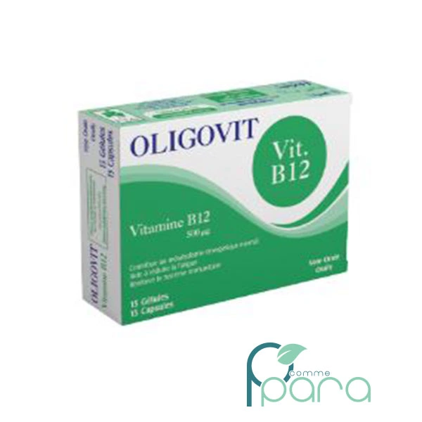 pcommepara VITAL OligoVit Vitamine B12 – 15 Gélules pcommepara-VITAL-OligoVit-Vitamine-B12-–-15-Gelules.