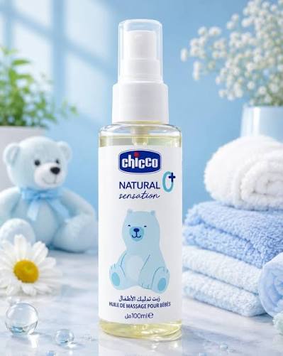 chicco-natural-sensation-huiele de massage 100 ml-pcommepara