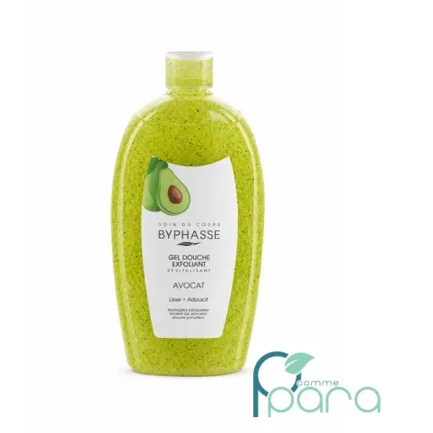 pcommepara-BYPHASSE-Gel-Douche-Exfoliant-Revitalisant-Avocat750ml
