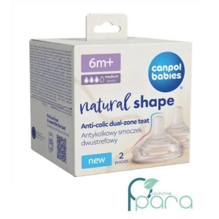 pcommepara-CANPOL-2-Tetines-Silicone-Anti-Colique-Natural-Shape-6M