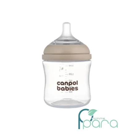 pcommepara-CANPOL-Biberon-Anti-Colique-150-ml-0M-Natural-Shape-–-Tetine-Double-Zone-35-400.