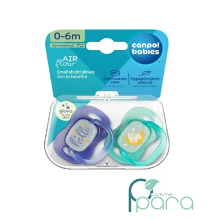pcommepara-CANPOL-Sucette-Symetrique-NightGlow-0-6m-Blue-34-942