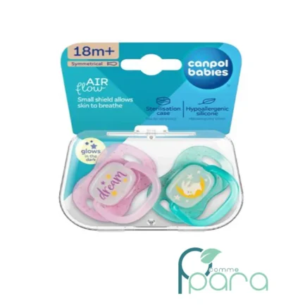 pcommepara-CANPOL-Sucette-Symetrique-NightGlow-18mRose-34-944.