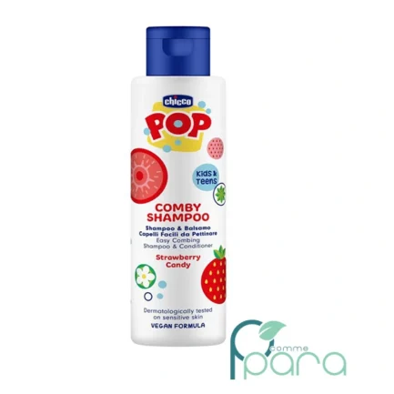 pcommepara-CHICCO-KIDS-POP-Shampoing-et-Apres-Shampoing-Bonbon-a-la-Fraise-250ml