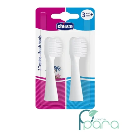 pcommepara-CHICCO-Lot-de-2-Tetes-Brosse-a-Dents-Electrique-3-Ans