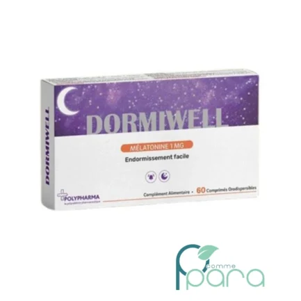pcommepara-POLYPHARMA-Dormiwell-Melatonine1Mg-60-Comprimes