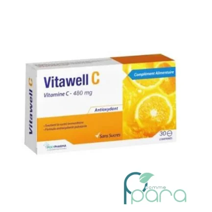 pcommepara-POLYPHARMA-Vita-Well-Vit-C-30-Comprimes.