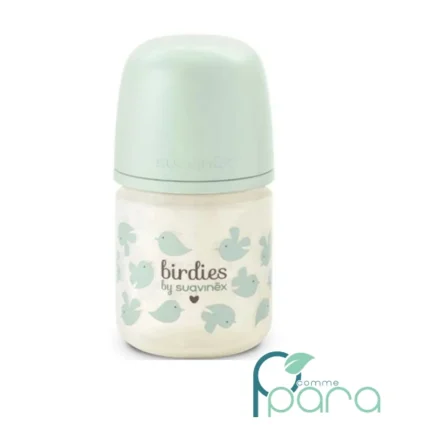 pcommepara-SUAVINEX-Birdies-Biberon-En-Verre120ml-Vert