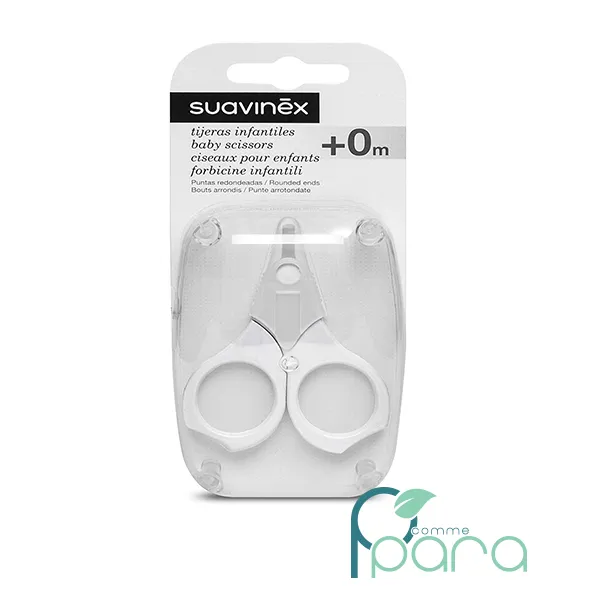 pcommepara SUAVINEX Ciseaux Bébé à Bouts Arrondis – Soin des Ongles en Toute Sécurité pcommepara-SUAVINEX-Ciseaux-Bebe-a-Bouts-Arrondis-–-Soin-des-Ongles-en-Toute-Securite