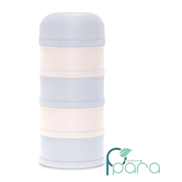 pcommepara SUAVINEX Doseur Lait en Poudre et Céréales 4 Compartiments – Boîte Doseuse Hermétique, Bleu pcommepara-SUAVINEX-Doseur-Lait-en-Poudre-et-Cereales-4-Compartiments-–-Boite-Doseuse-Hermetique-Bleu