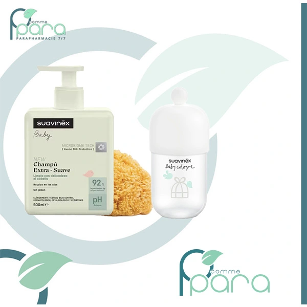 pcommepara-SUAVINEX-Pack-Shampoo-Eponge-Eau-Cologne pcommepara-SUAVINEX-Pack-Shampoo-Eponge-Eau-Cologne