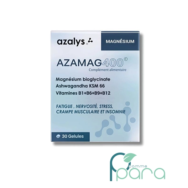 pcommepara-AZALYS-Azamag-400-Magnésium_30-Gélules pcommepara-AZALYS-Azamag-400-Magnesium_30-Gelules