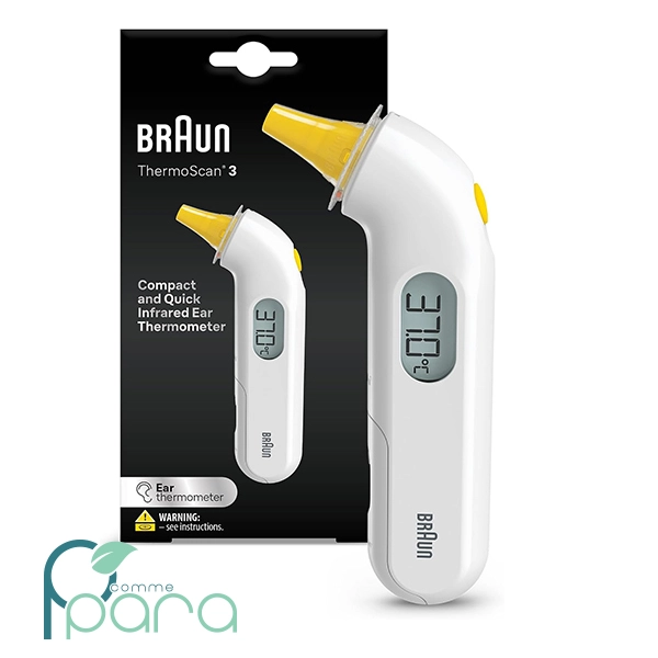 pcommepara-BRAUN-ThermoScan-3-IRT-3030-Thérmométre pcommepara-BRAUN-ThermoScan-3-IRT-3030-Thermometre.