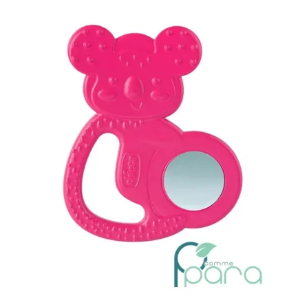 pcommepara-CHICCO-Anneau-de-Dentition-Acier-Rose-4M.