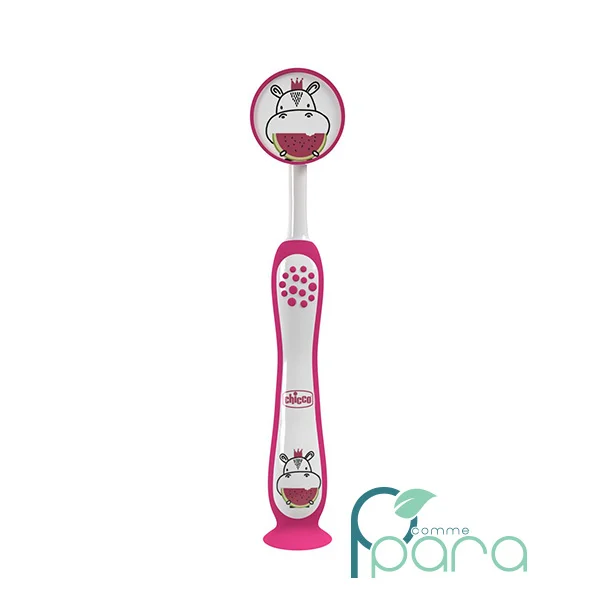 pcommepara CHICCO Brosse à Dents Hippo Fuchsia 3-6Ans (1) pcommepara-CHICCO-Brosse-a-Dents-Hippo-Fuchsia-3-6Ans