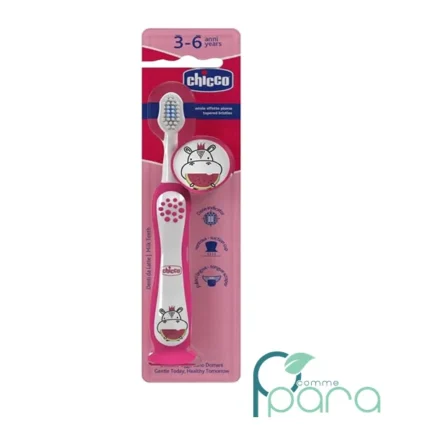 pcommepara-CHICCO-Brosse-a-Dents-Hippo-Fuchsia-3-6Ans.
