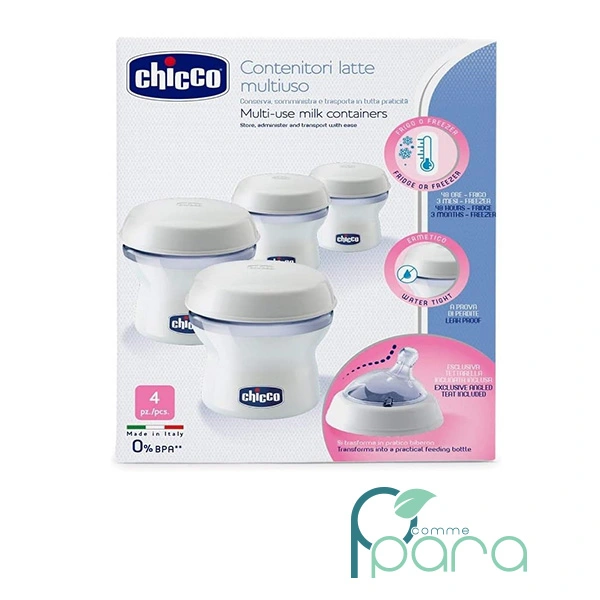 pcommepara-CHICCO-Récipients-Lait-Maternel-_4x150ml pcommepara-CHICCO-Recipients-Lait-Maternel-_4x150ml
