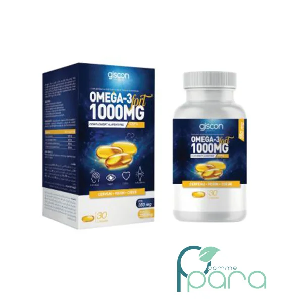 pcommepara GISCON Omega3 Fort 1000mg, 30 Capsules pcommepara-GISCON-Omega3-Fort-1000mg-30-Capsules