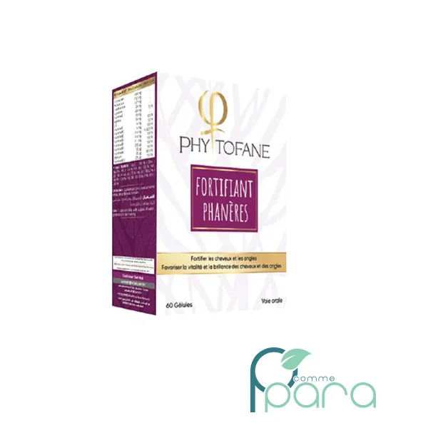pcommepara Phytofane Fortifiant Cheveux & Ongles 60 gélules jpg pcommepara-Phytofane-Fortifiant-Cheveux-Ongles-60-gelules-
