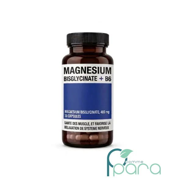 pcommepara ROXENE Magnésium Bisglycinate+B6,30 Capsules pcommepara-ROXENE-Magnesium-BisglycinateB630-Capsules