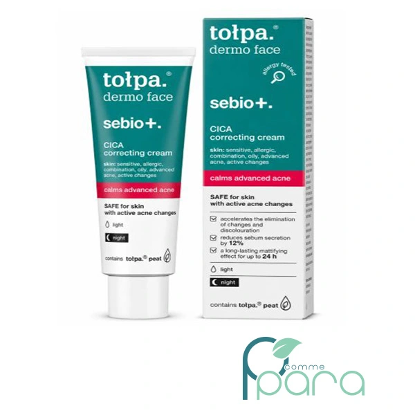 pcommepara-TOŁPA-Dermo-Face-Sebio-Crème-de-Nuit-Cica-Correctrice-des-Imperfections-–-40-ml pcommepara-TOLPA-Dermo-Face-Sebio-Creme-de-Nuit-Cica-Correctrice-des-Imperfections-–-40-ml