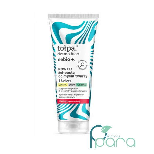 pcommepara TOŁPA Dermo Face Sebio Power – Gel-Pâte Visage Nettoyant Anti-Imperfections – 100 ml pcommepara-TOLPA-Dermo-Face-Sebio-Power-–-Gel-Pate-Visage-Nettoyant-Anti-Imperfections-–-100-ml.