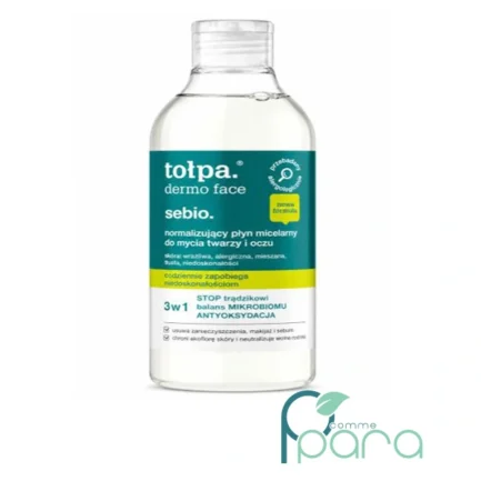 pcommepara-TOLPA-Dermo-Face-Sebio-–-Eau-Micellaire-3-en-1-Anti-Imperfections-–-400-ml.
