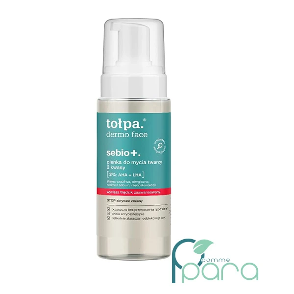 pcommepara TOŁPA Dermo Face Sebio – Mousse Nettoyante Visage Anti-Imperfections – 150 ml pcommepara-TOLPA-Dermo-Face-Sebio-–-Mousse-Nettoyante-Visage-Anti-Imperfections-–-150-ml.