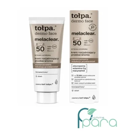pcommepara-TOLPA-MelaClear-Creme-Jour-SPF50-Dermo-Face-40-ml.