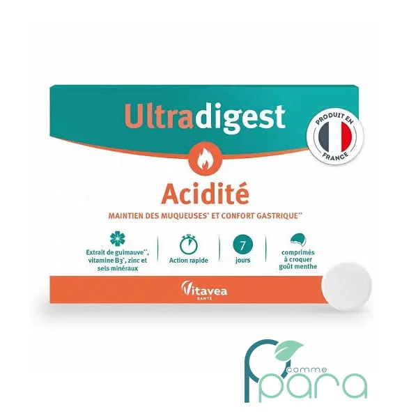 pcommepara VITAVEA UltraDigest Acidité ,14 Comprimés pcommepara-VITAVEA-UltraDigest-Acidite-14-Comprimes