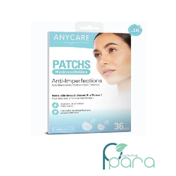pcommepara ANYCARE Patchs Hydrocolloïdes Anti-Imperfections pcommepara-ANYCARE-Patchs-Hydrocolloides-Anti-Imperfections.