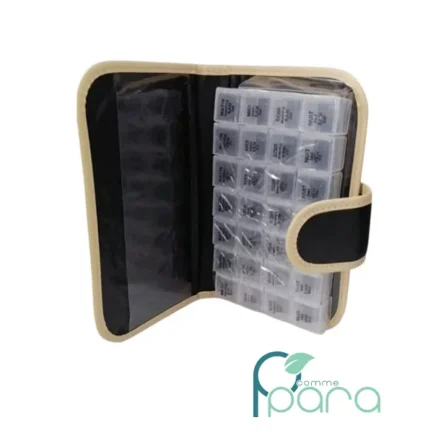 pcommepara-ANYCARE-Pilulier-Livre-Noir-Beige-WS-026
