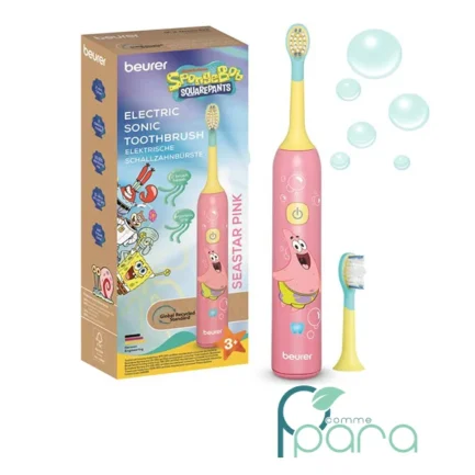 pcommepara-BEURER-Brosse-Dents-Electrique-SpongeBob-Rose-CS11.