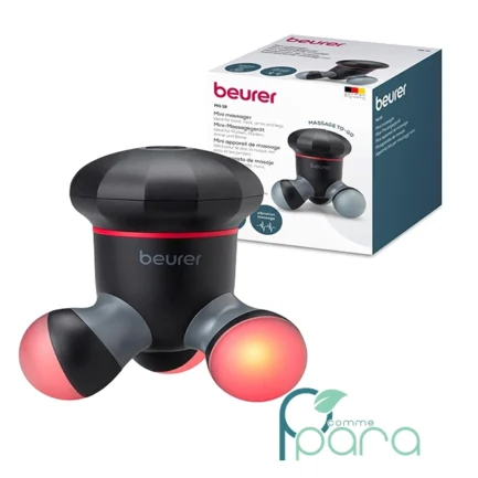 pcommepara-BEURER-Mini-Masseur-MG-18-–-Appareil-de-Massage-Electrique-Portable-avec-Lumiere-LED-Noir.