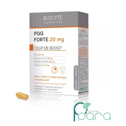 pcommepara-BIOCYTE-PQQ-Forte-20-Mg-10-Gelules