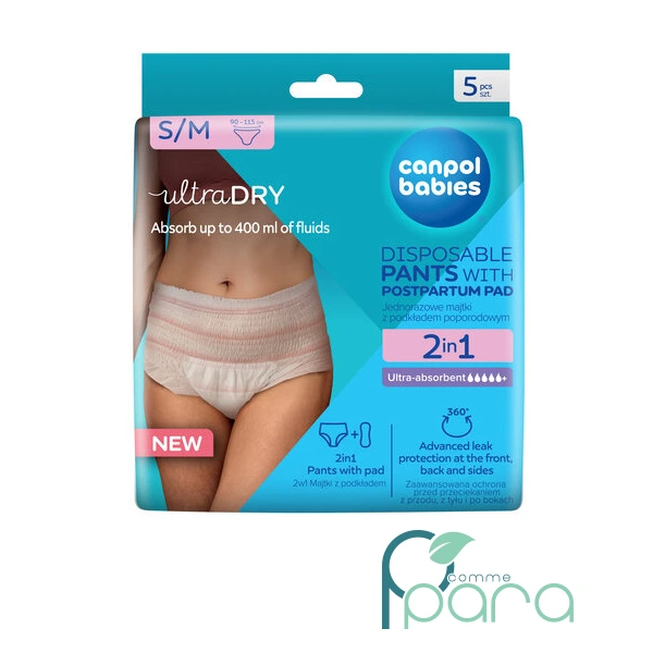 pcommepara CANPOL 5 Culottes Jetables Post Partum S-M pcommepara-CANPOL-5-Culottes-Jetables-Post-Partum-S-M.