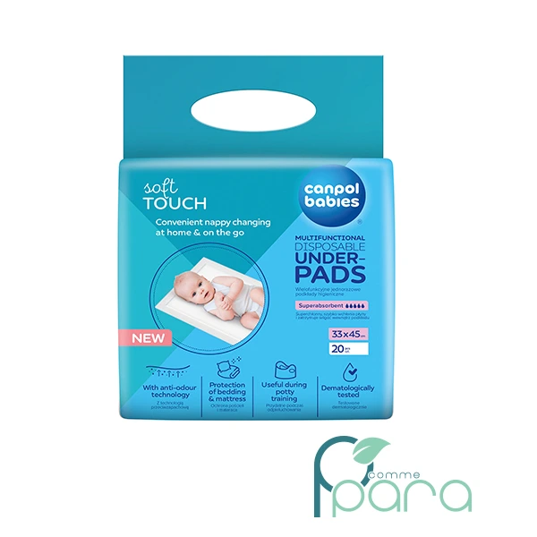 pcommepara CANPOL Alèses Multifonctionnelles Bébé 33x45 cm pcommepara-CANPOL-Aleses-Multifonctionnelles-Bebe-33x45-cm.